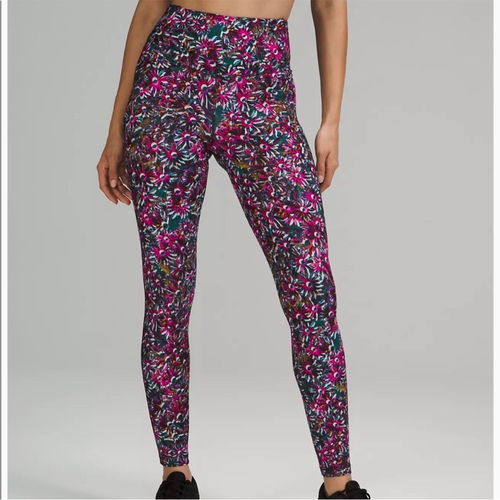 Lululemon Base Pace Fleece Lined Running Tights 28” inseam Sz 14